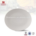 Microwave pasta catering white round plates